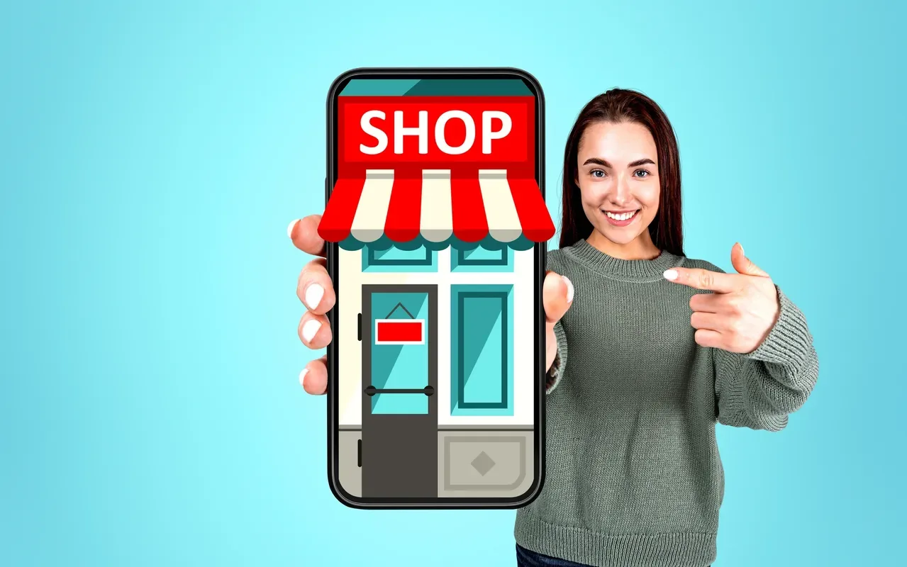 Modern local business website design and marketing layout